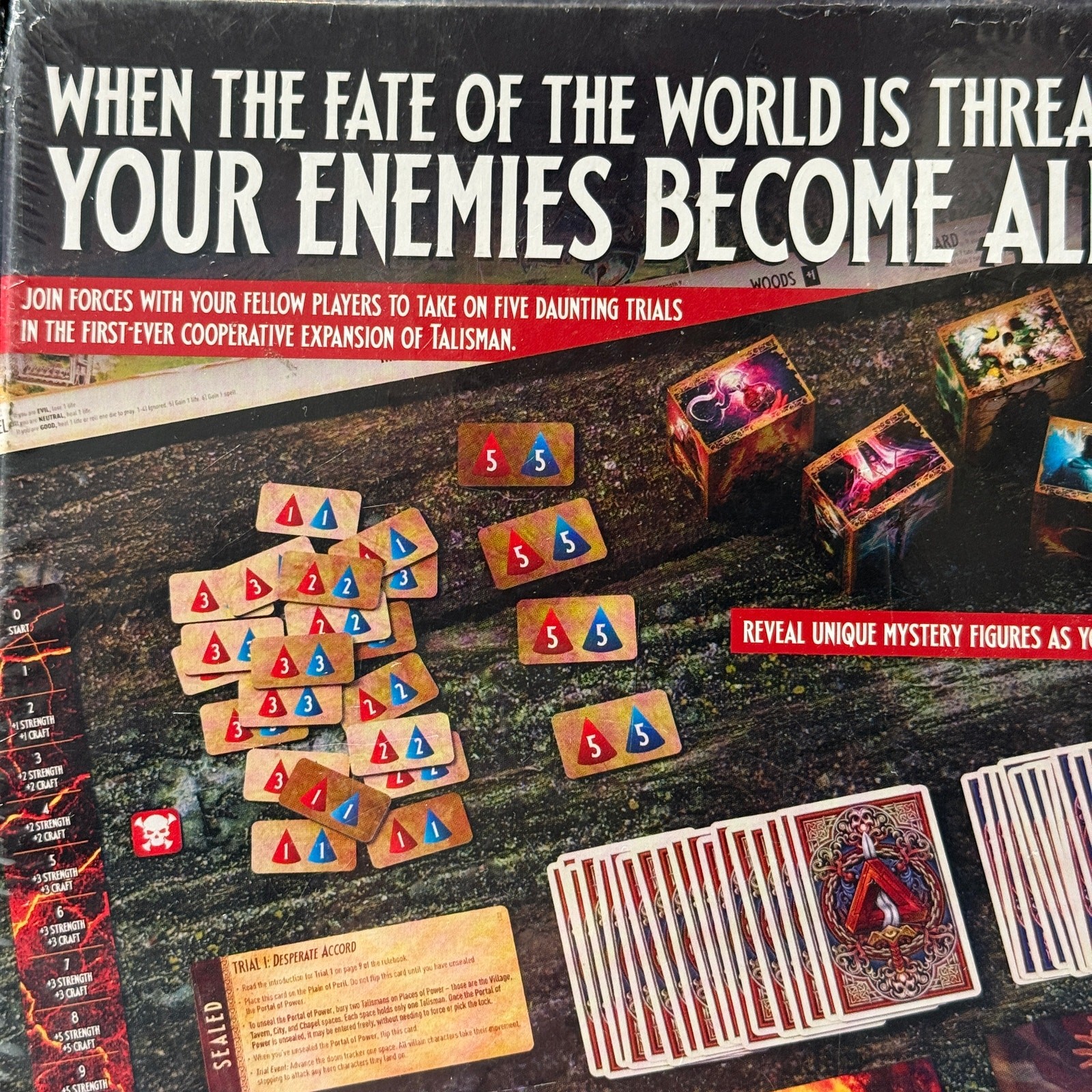 Talisman Alliances Fate Beckons Expansion Board Game Avalon Hill Co-Op Sealed NE
