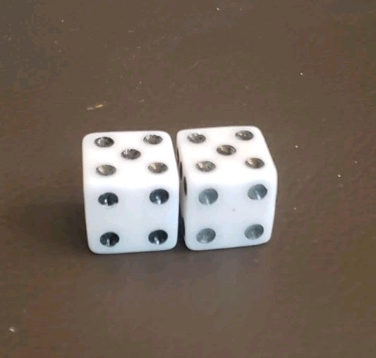 Vintage FELIX THE CAT Game Dice Pair Die From Board Game? HARD TO FIND!!!