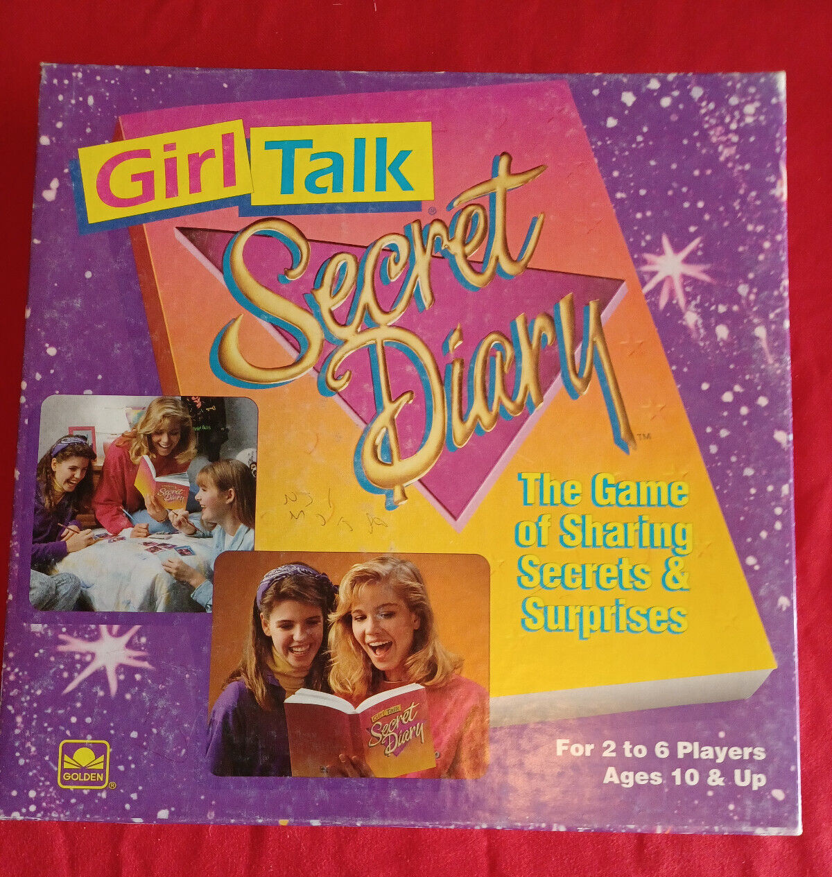 Girl Talk Secret Diary Board Game (Missing 2 Pencils, 15 Cards and 2 Pads)