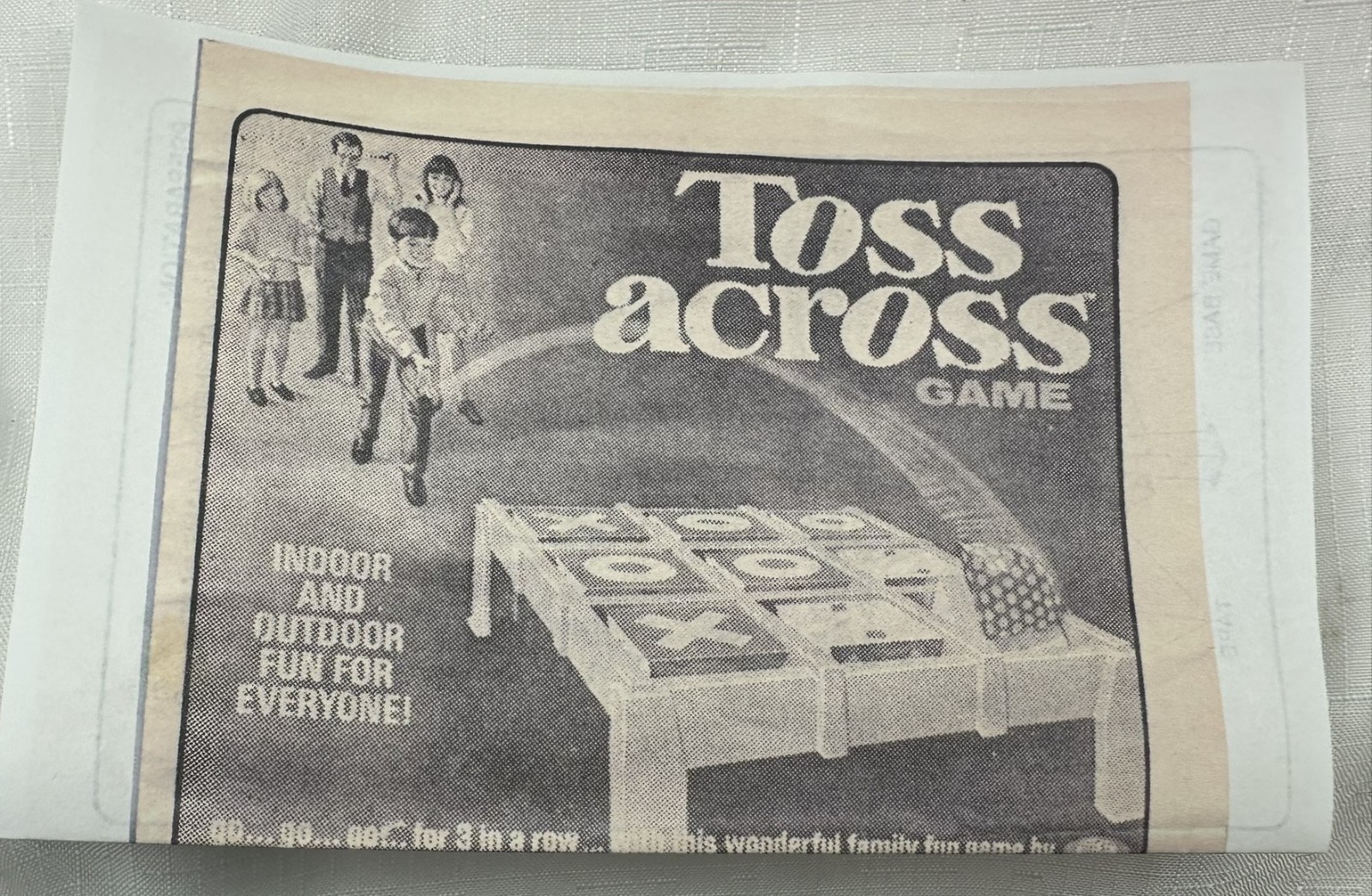 1970 Toss Across Game by Ideal Complete in Good Condition FREE SHIPPING2