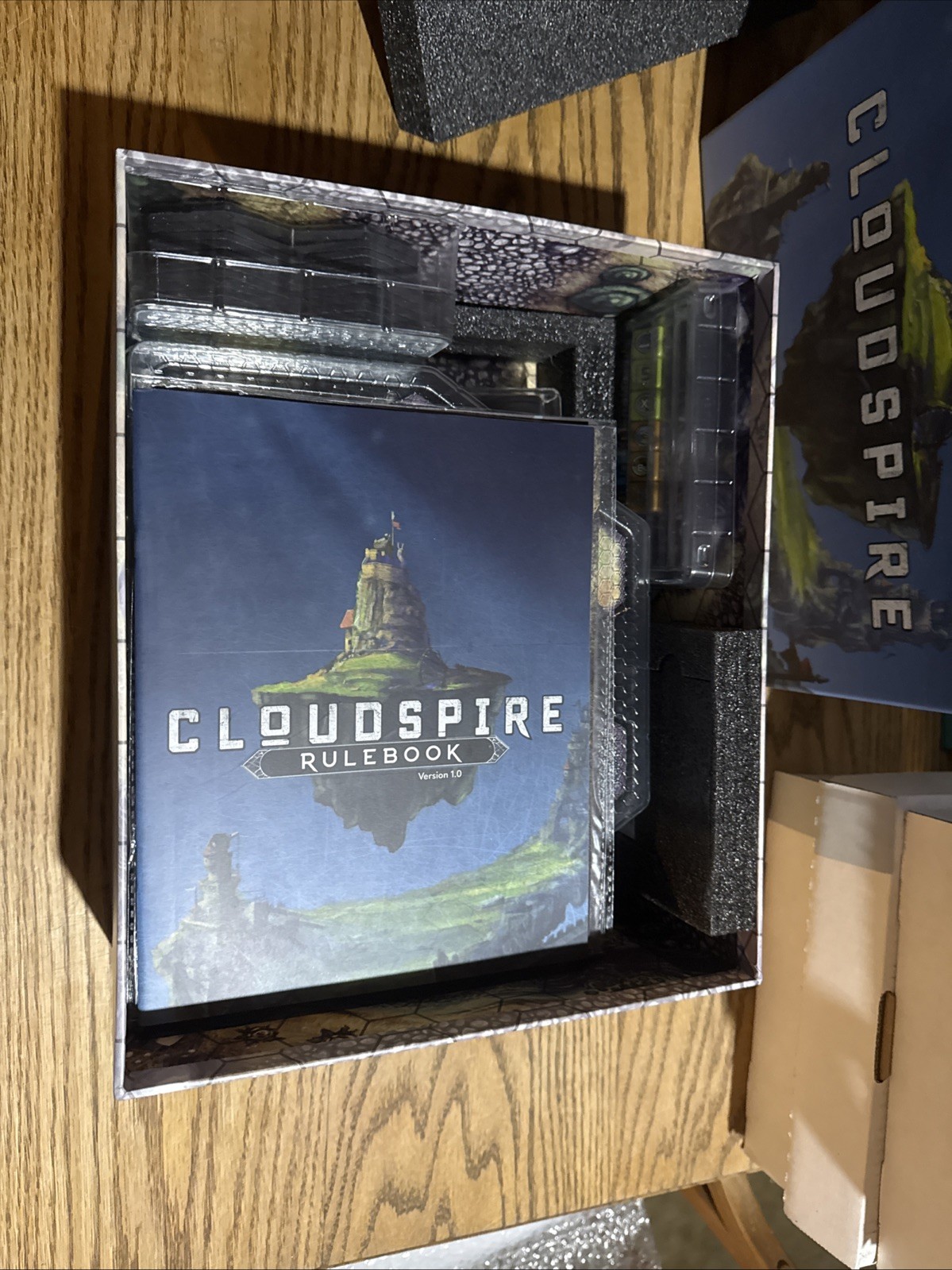 Cloudspire Board Game Sealed Chip Theory Games Premium Strategy Tower Defense
