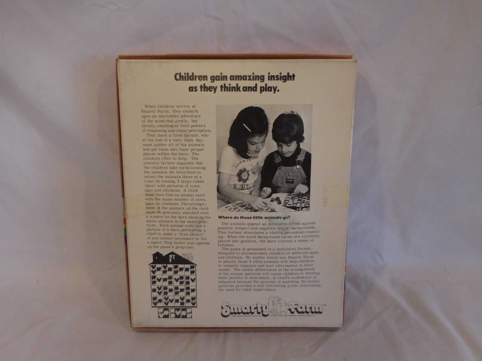 Smarty Farm Game from Leisure Learning 1981 COMPLETE ages 3 – 8