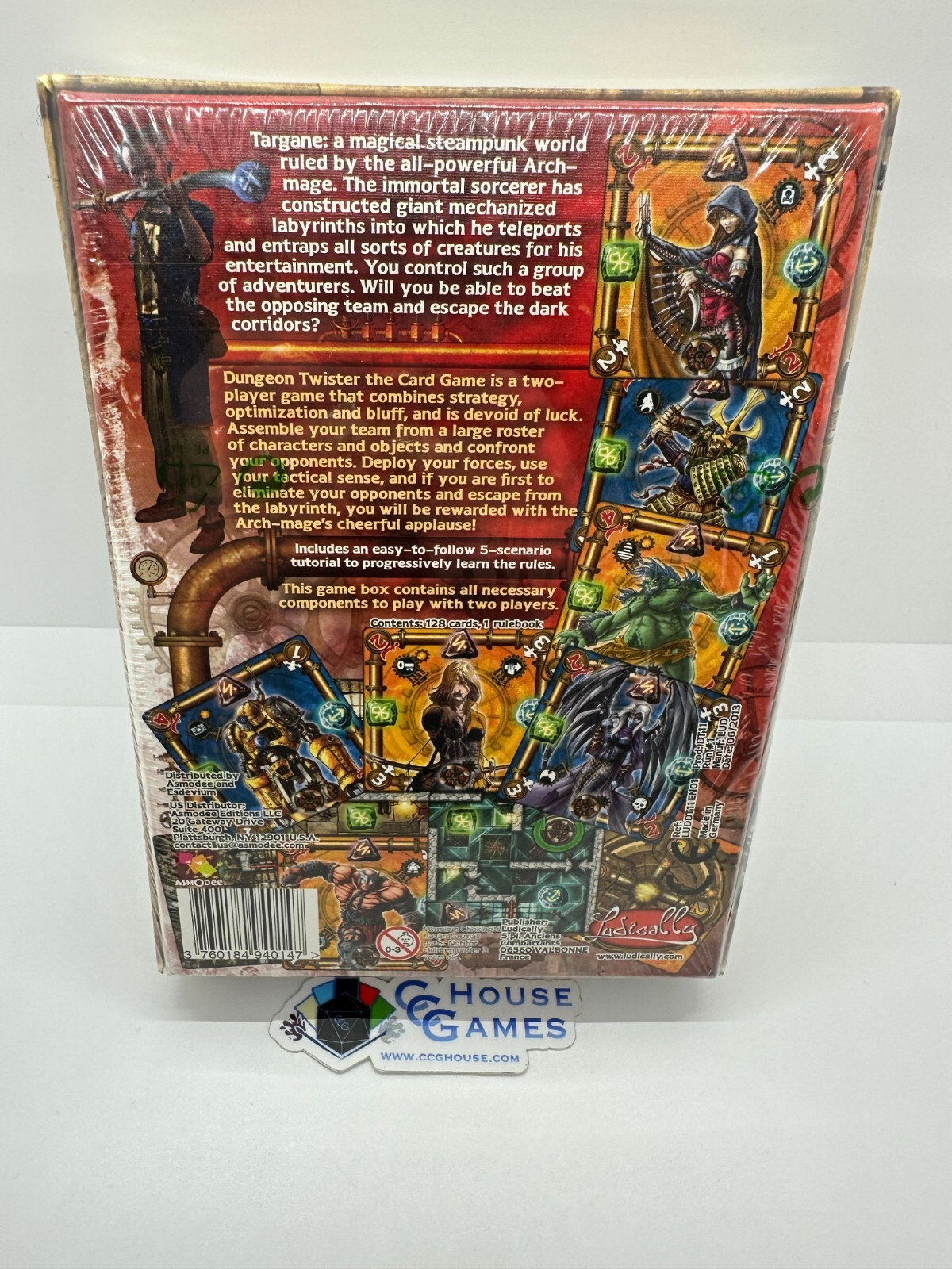 Dungeon Twister The Card Game Ludically Steampunk Factory Sealed NEW *CCGHouse*