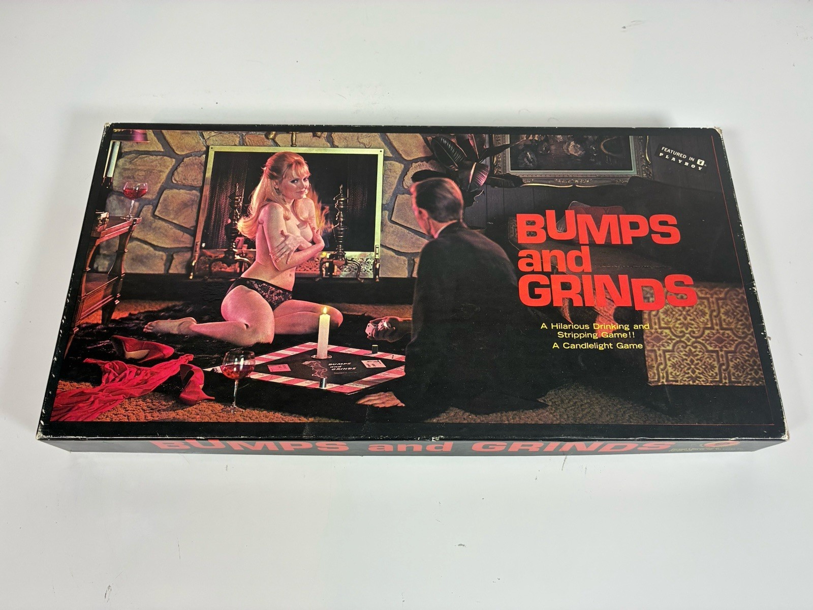 Vintage 1970’s Diplomat Games Bumps and Grinds Board Game Featured in Playboy
