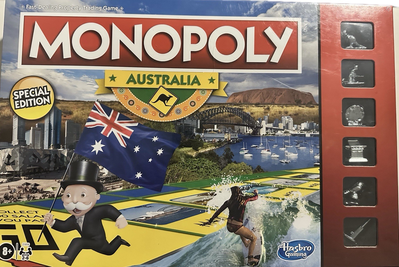 Monopoly Australia Special Edition Board Game 2016 Hasbro Factory Sealed