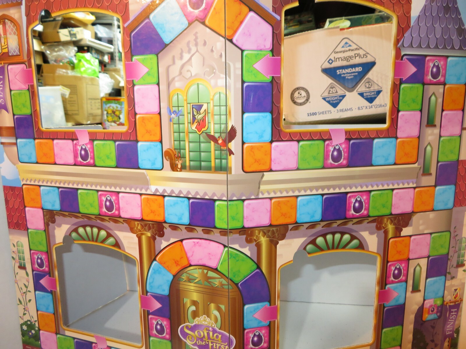 2014 Sofia The First Surprise Slides Board Game Board Wonder Forge