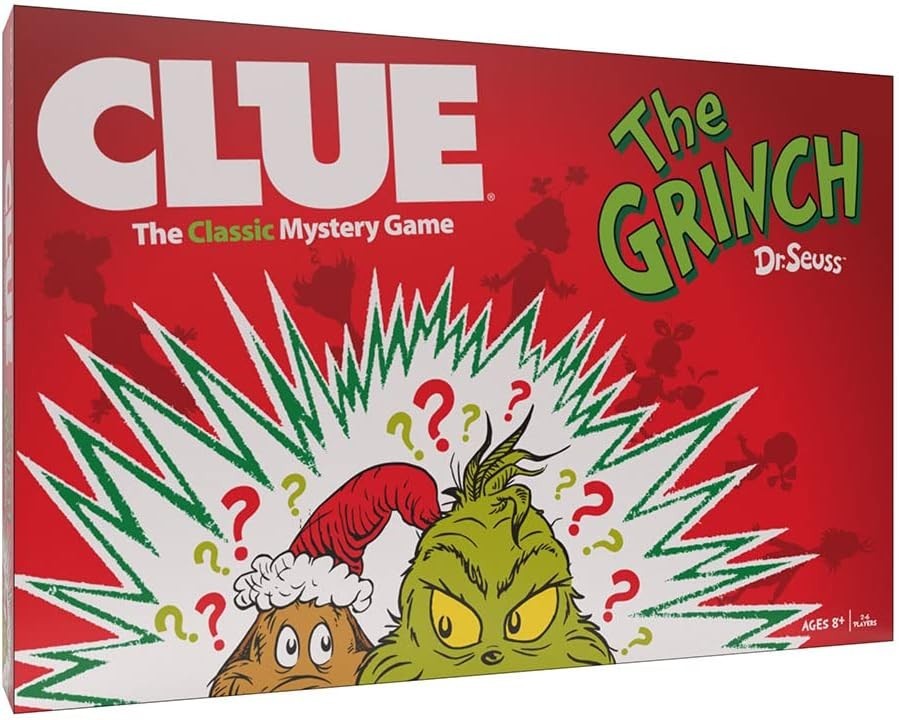 Discover Who Stole Christmas with CLUE: The Grinch Game – 60 Minutes of Fun