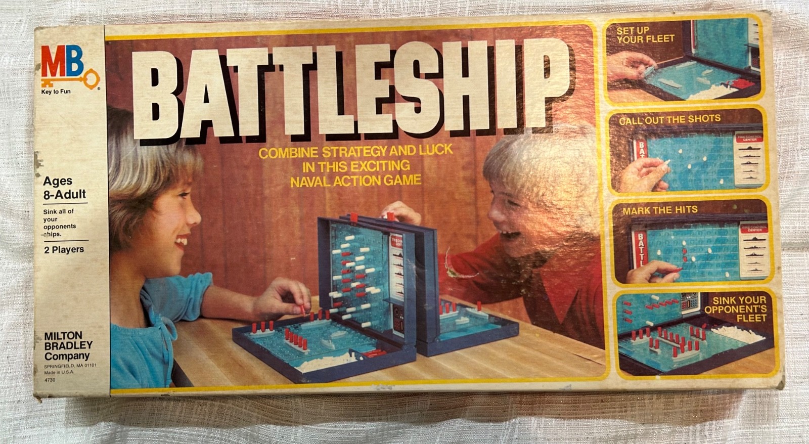 Vintage 1978 Milton Bradley Battleship – Complete Classic Naval Game USA