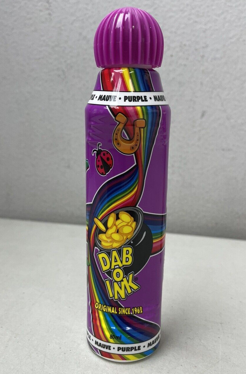 Dab-O-Ink 3 Ounce Bingo Markers Set of 6 Daubers Assorted Colors As Listed New