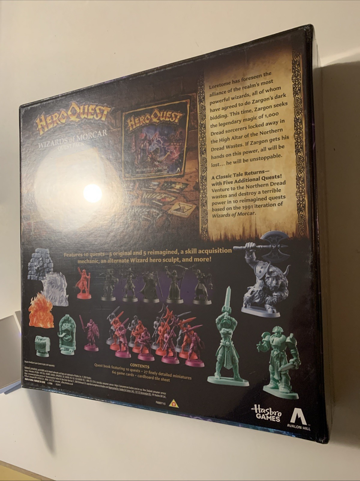 🔰 HeroQuest | Wizards of Morcar | Factory Sealed! English Version! Well Packed