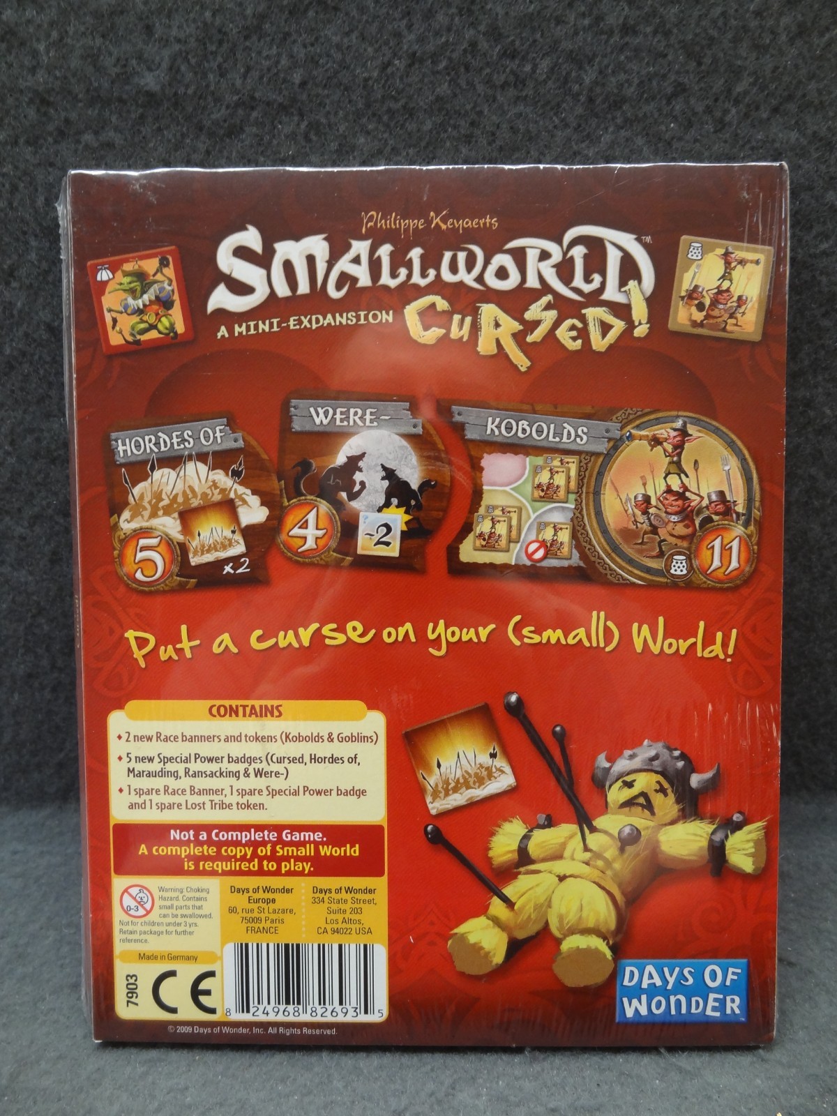 NEW Philippe Keyaerts Small World CURSED A Mini Expansion Pack