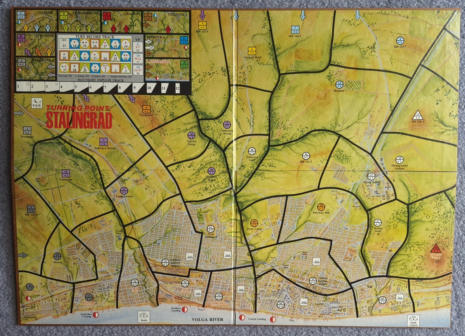 Turning Point: Stalingrad (AH 2nd Ed. 1989) in tray, Expansion unpunched, Ready!