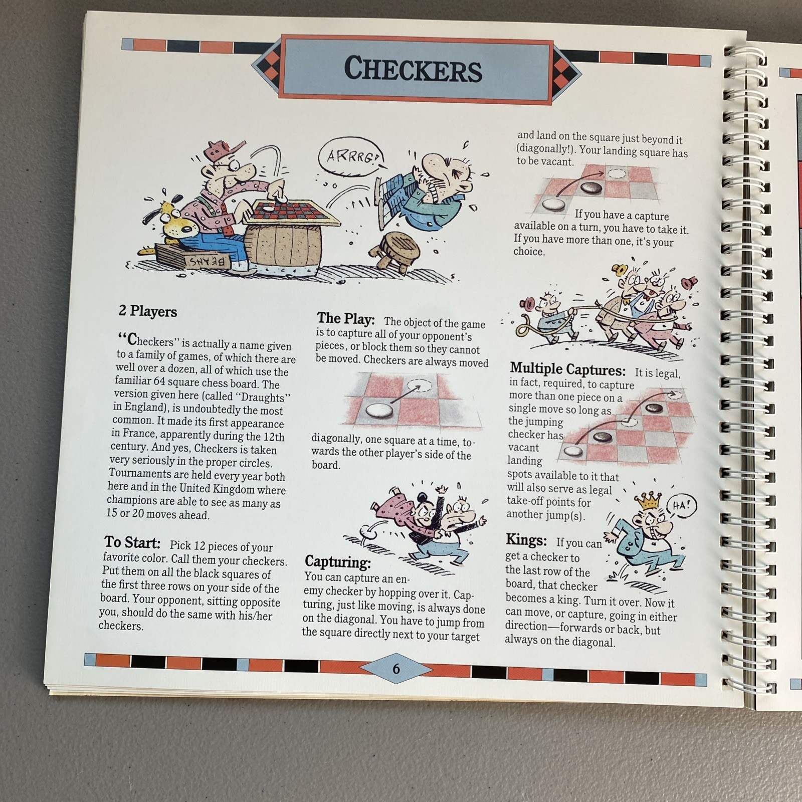 THE Book of Classic Board Games 1991 Vintage KLUTZ PRESS No Game Pieces