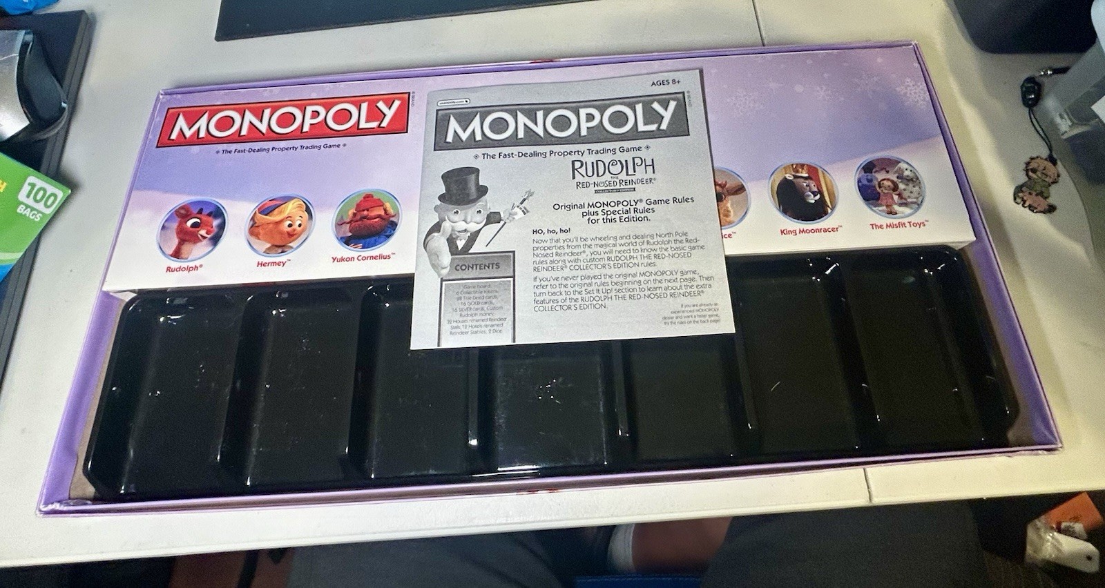 Monopoly Rudolph The Red Nosed Reindeer Collector’s Edition 2012 Board Game