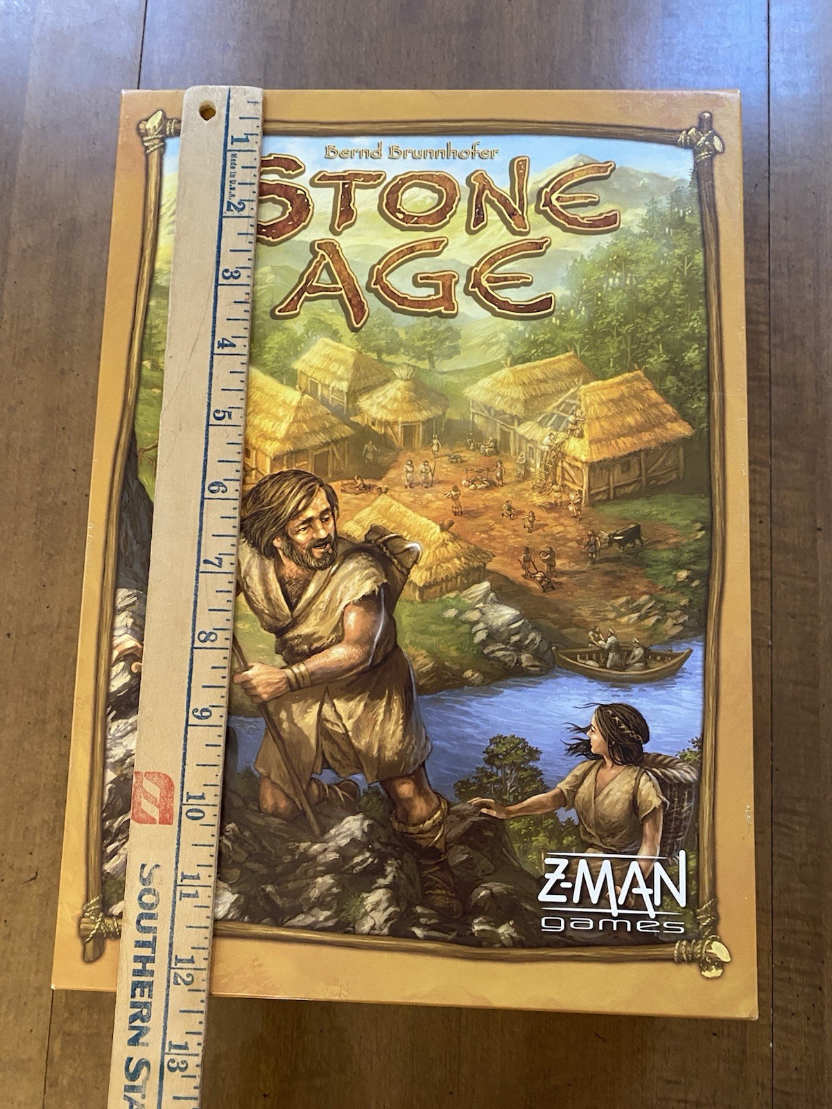Stone Age Z-Man Board Game, Family Game, 2013, 2-4 Players, 13+ 100% COMPLETE