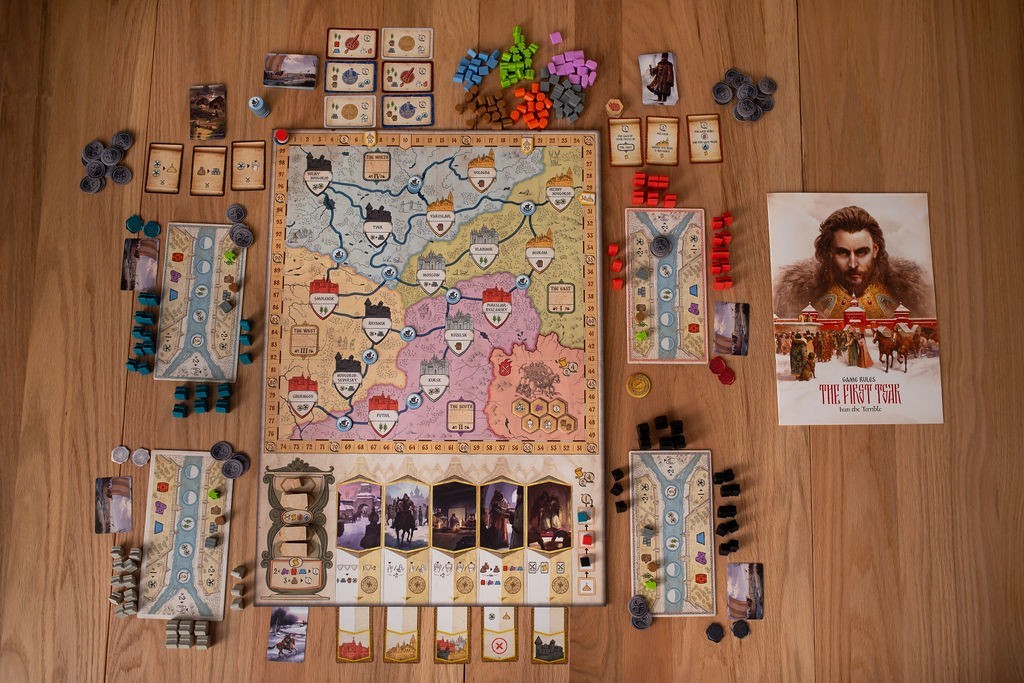 The First Tsar: Ivan the Terrible Board Game + Upgrades Pack 25th Century Games
