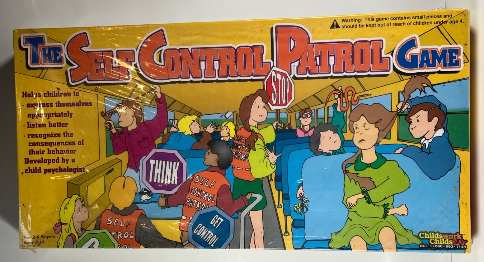 Self Control Patrol Anger Management Therapy Game for Kids Ages 8–14 NEW SEALED