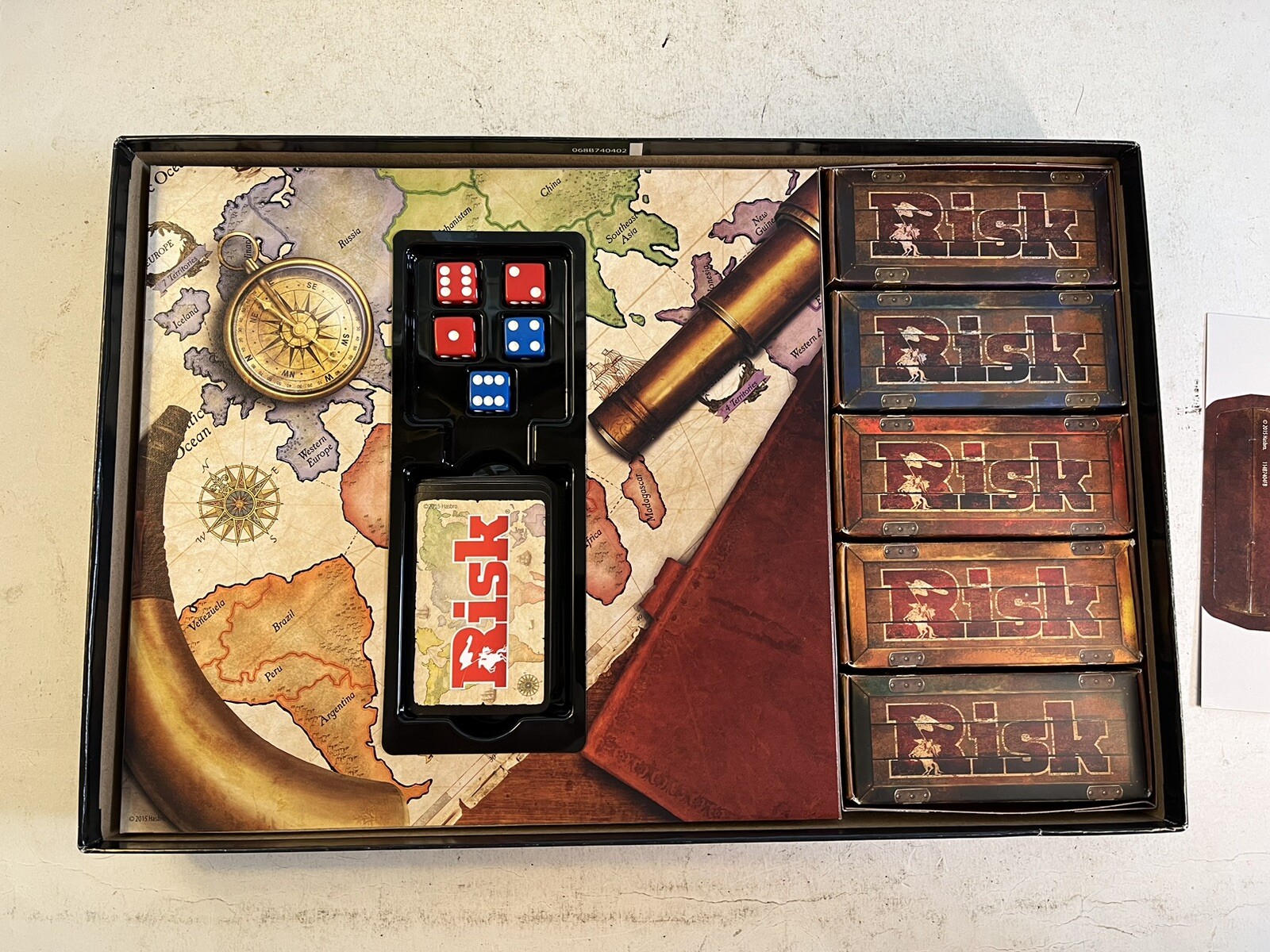 Risk Board Game Strategic Conquest Secret Missions Multiple Gameplay Complete