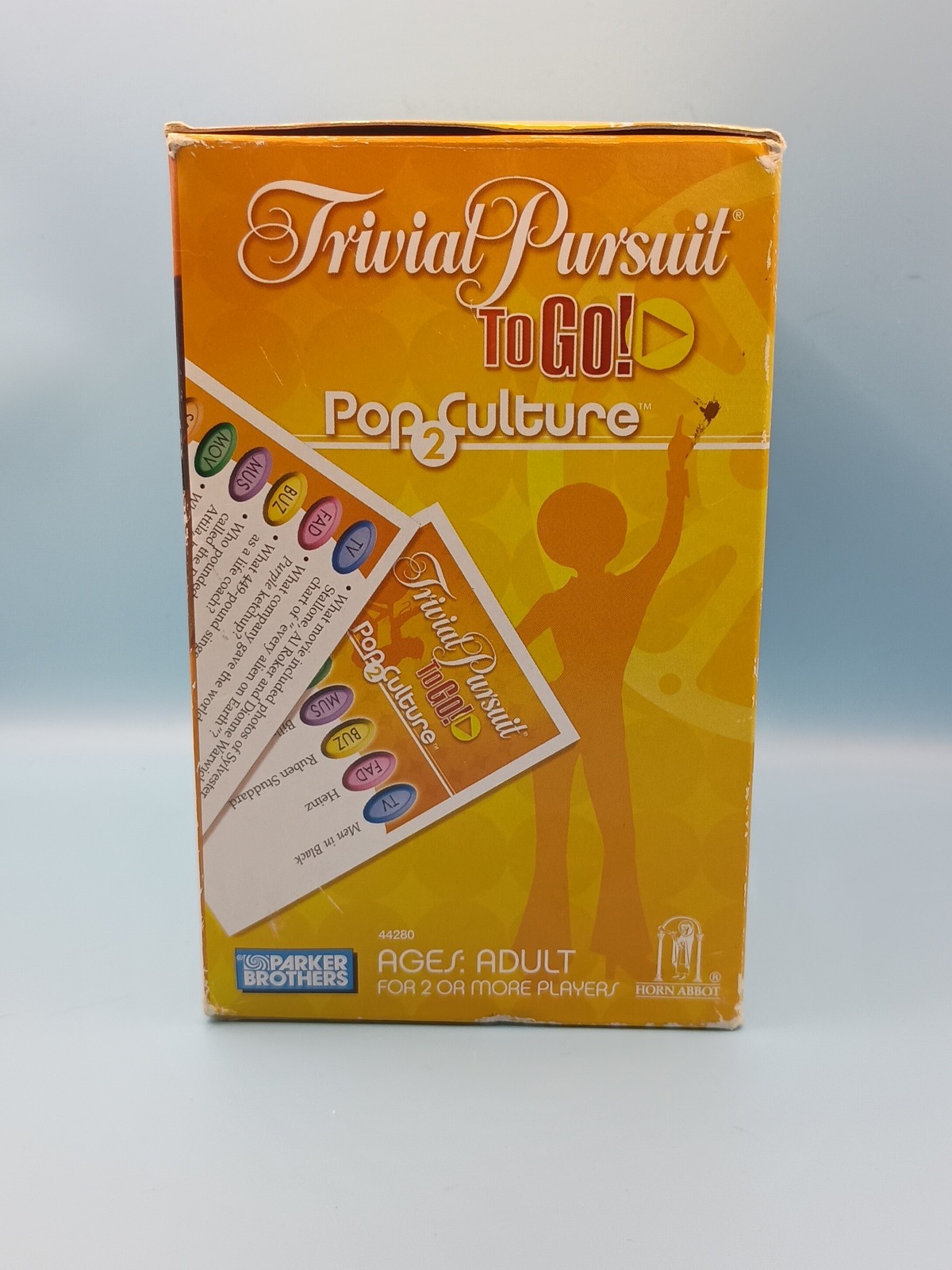 Hasbro Parker Brothers Trivial Pursuit To Go Pop Culture 2 Travel Brand New Game