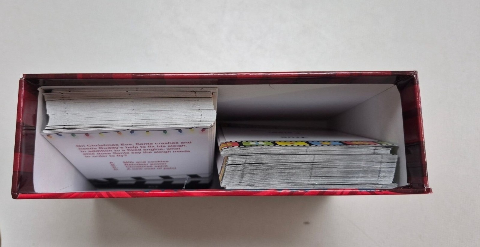 Christmas Movie Trivia Game Box – Family Fun Holiday Party Cards