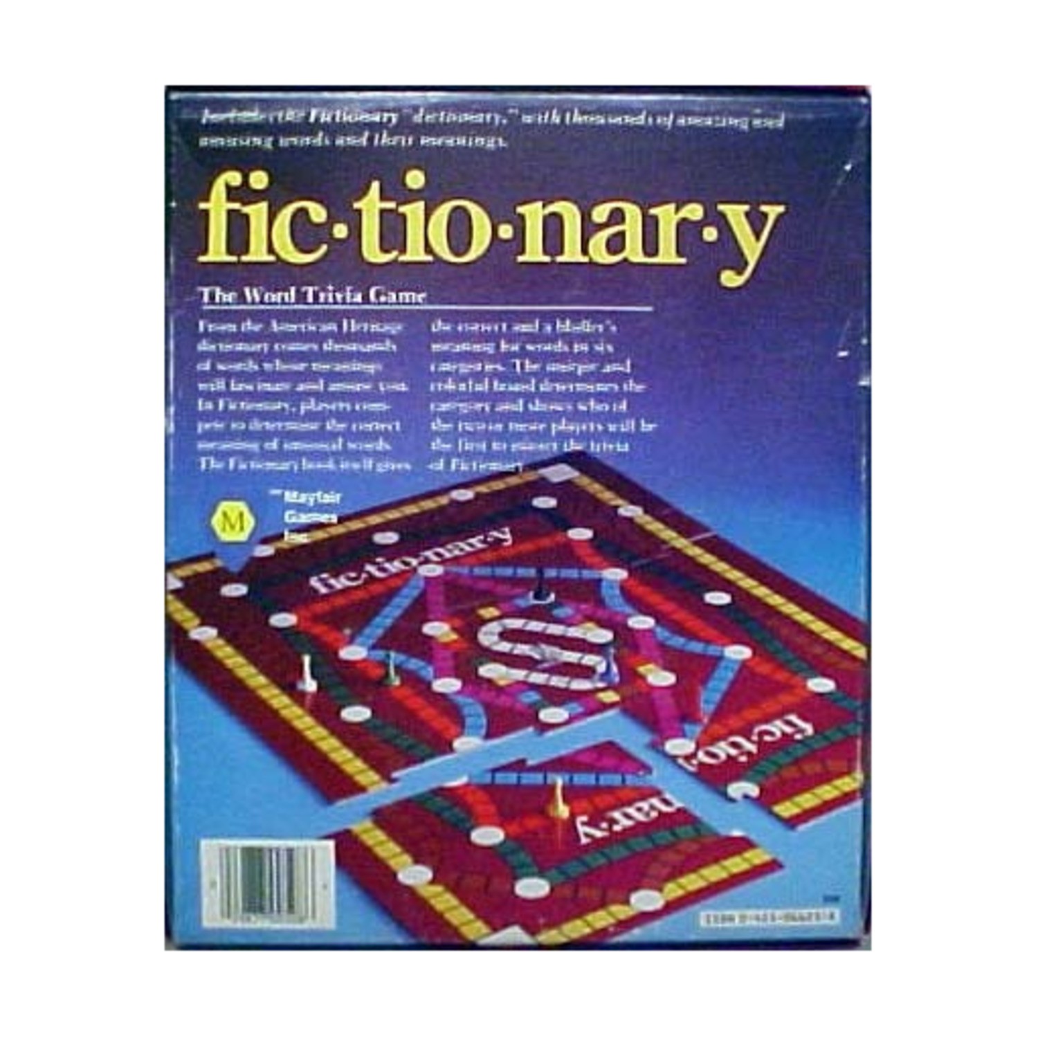 Mayfair Boardgame Fictionary Box VG+/EX