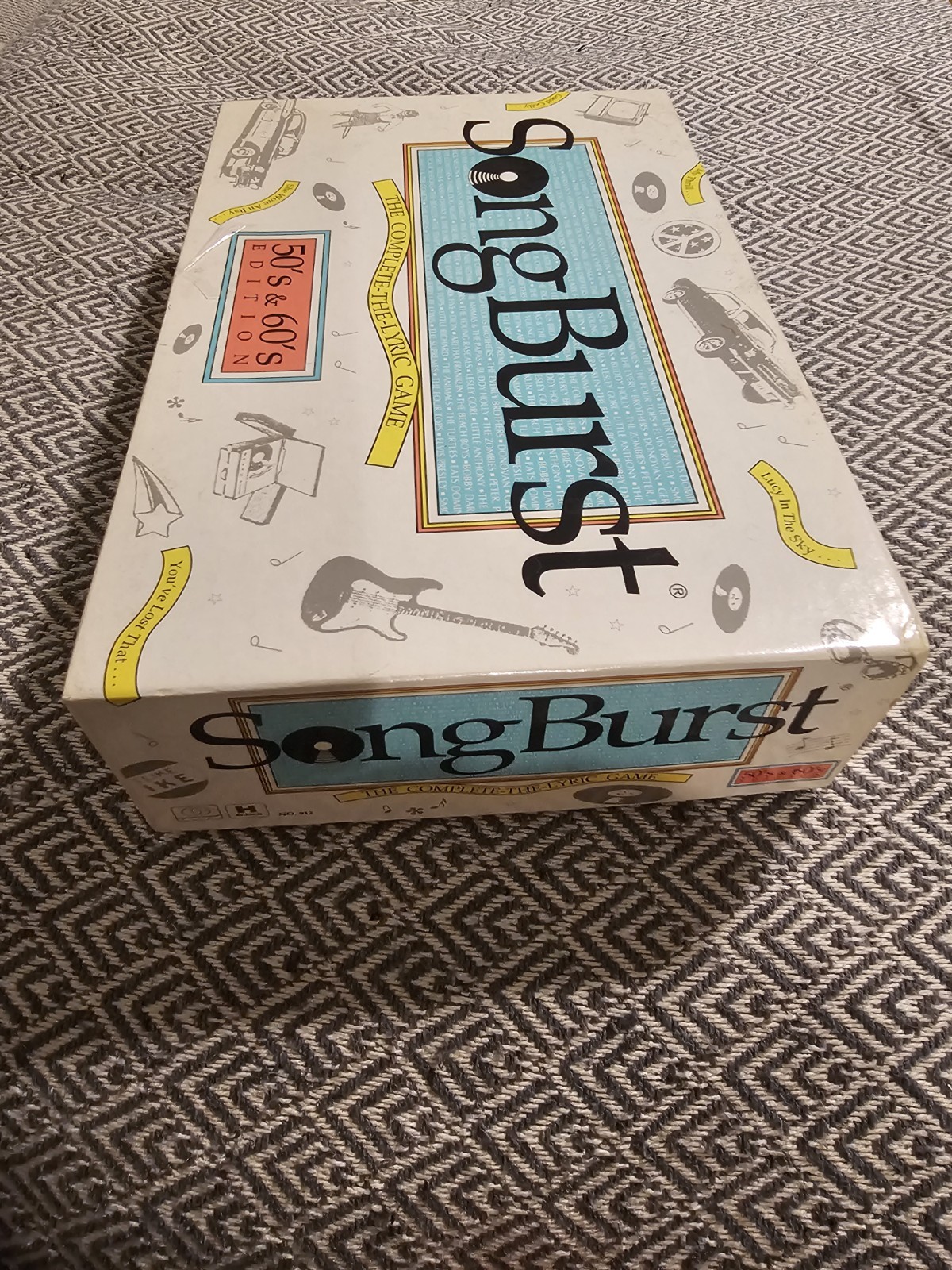 SongBurst Board Game Complete the Lyric 50’s & And 60’s Edition 90s Board Game