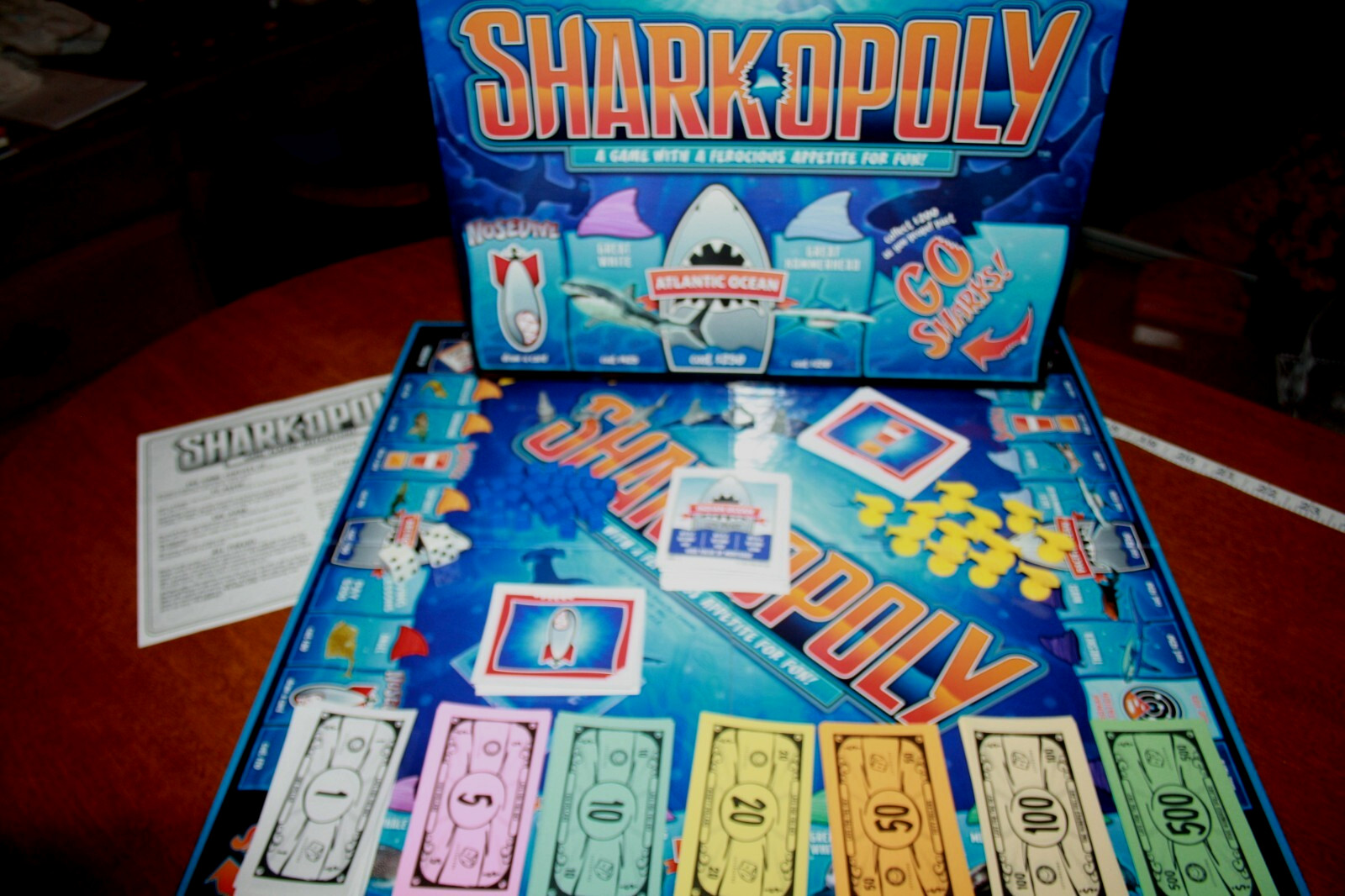 Sharkopoly Board Game with a Ferocious Appetite for Fun! – Late for the Sky 2019
