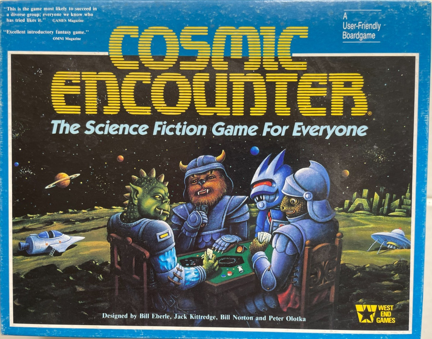 Cosmic Encounter: Sci-Fi Game for Everyone – West End Games -1986- Complete