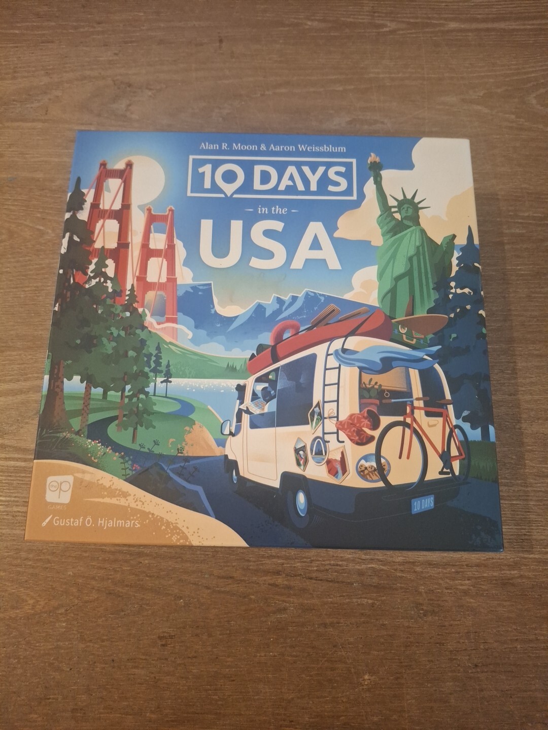 10 Days in The USA | Family Road Trip Board Game for All Ages | Alan Moon Game