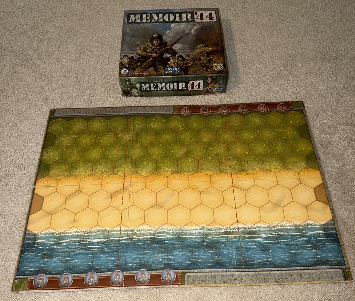 Memoir 44 Board Game 1st Edition | Richard Borg | Days Of Wonder | 100% COMPLETE
