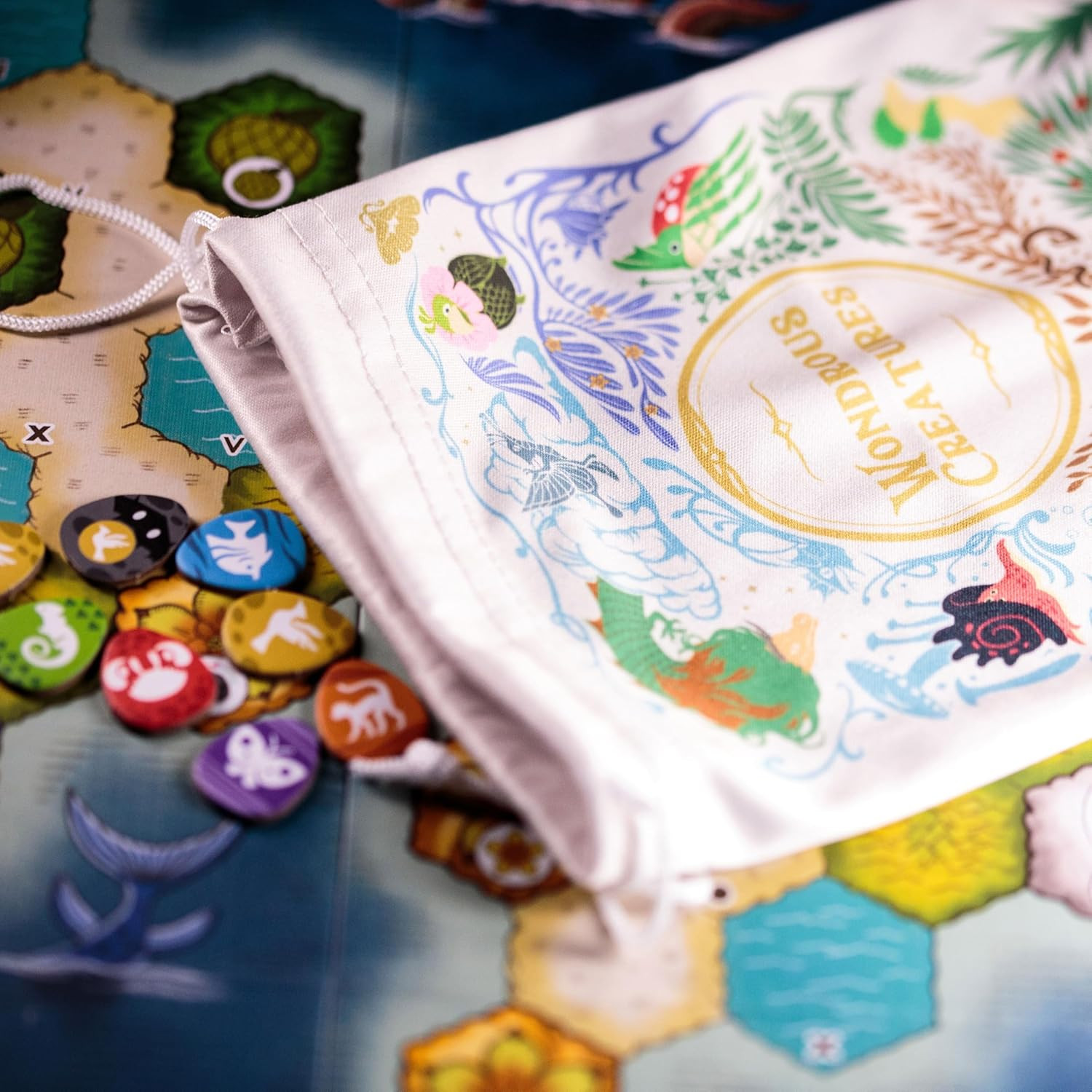 Wondrous Creatures Board Game – Worker-Placement & Tableau Building Strategy Gam