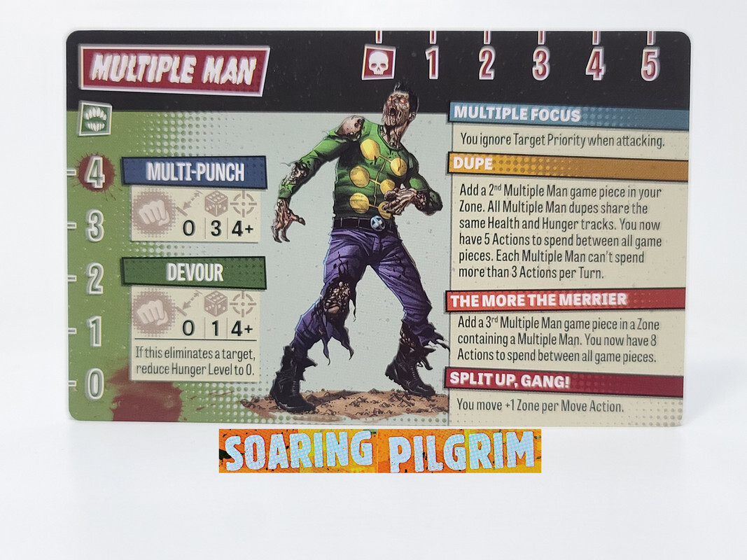 MULTIPLE MAN – ZOMBIE Zombicide MARVEL ZOMBIES Kickstarter Exclusive CMON