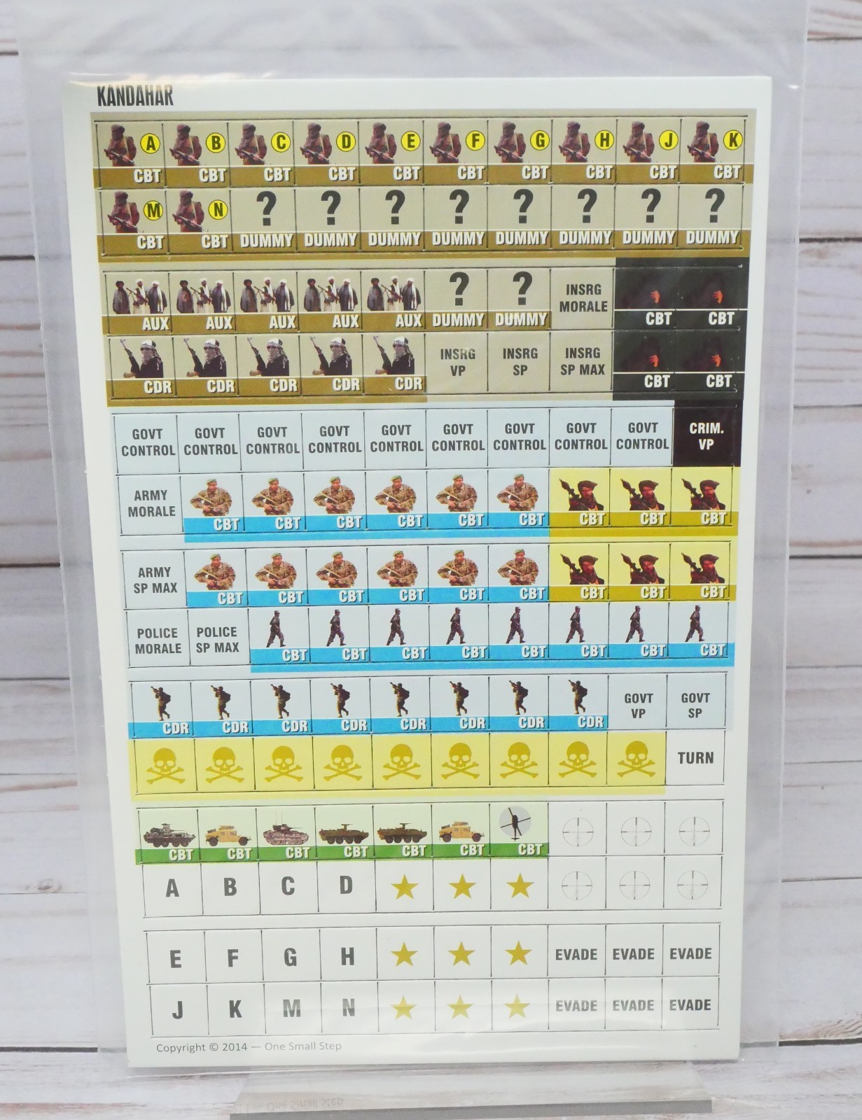 One Small Step Games Folio 3, Kandahar: Southern Afghanistan 2008-2010 Unpunched