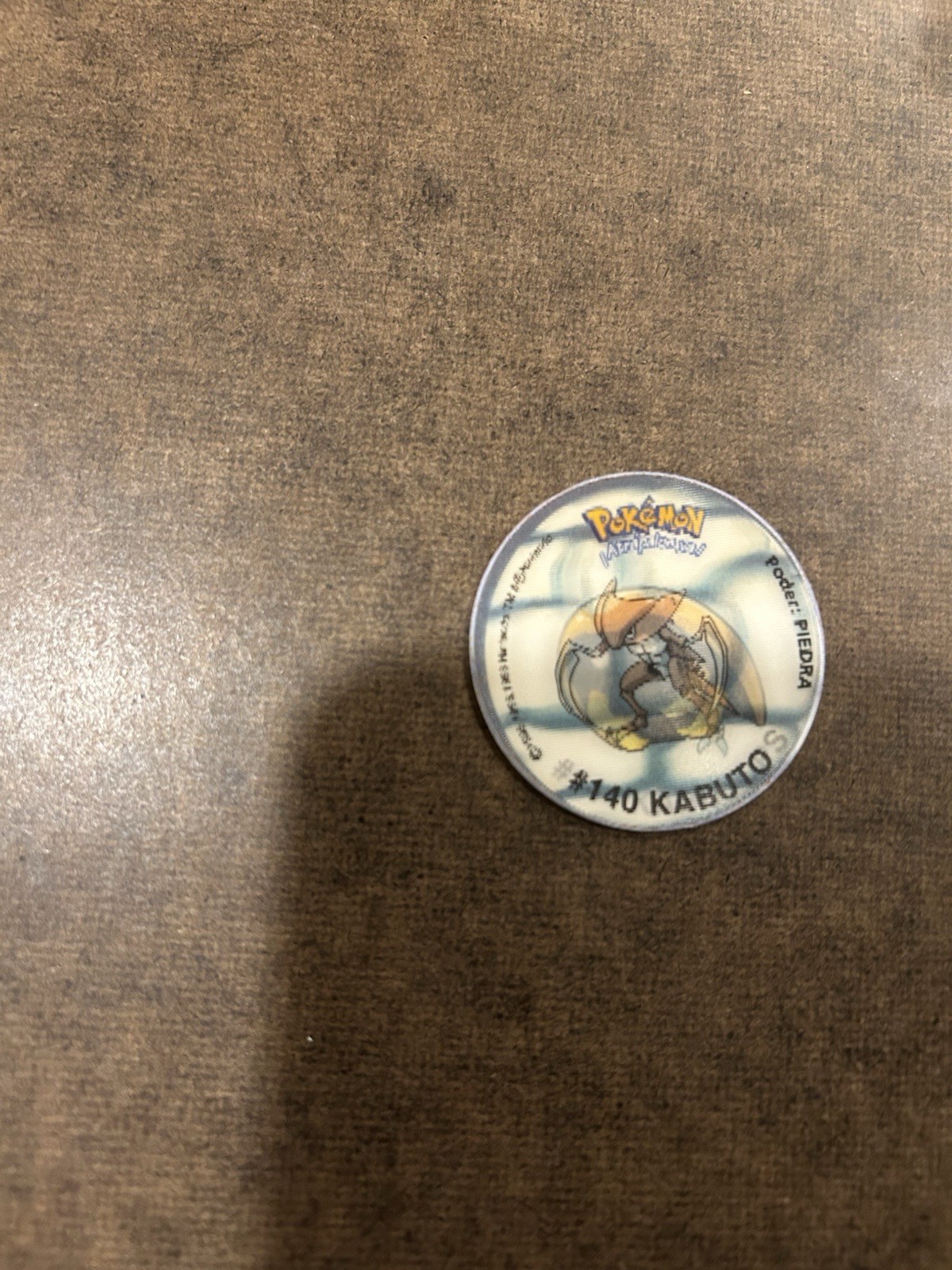 Pokemon Tazos 2 – KABUTO, KABUTOPS Evolución Lentricular, 2D, Sabritas 2000