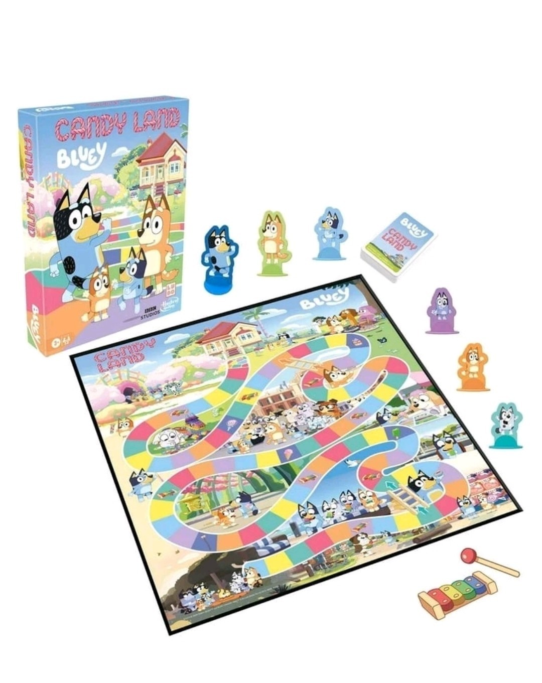 Candy Land Bluey Edition Board Game Ages 3 and up, 2-6 Players