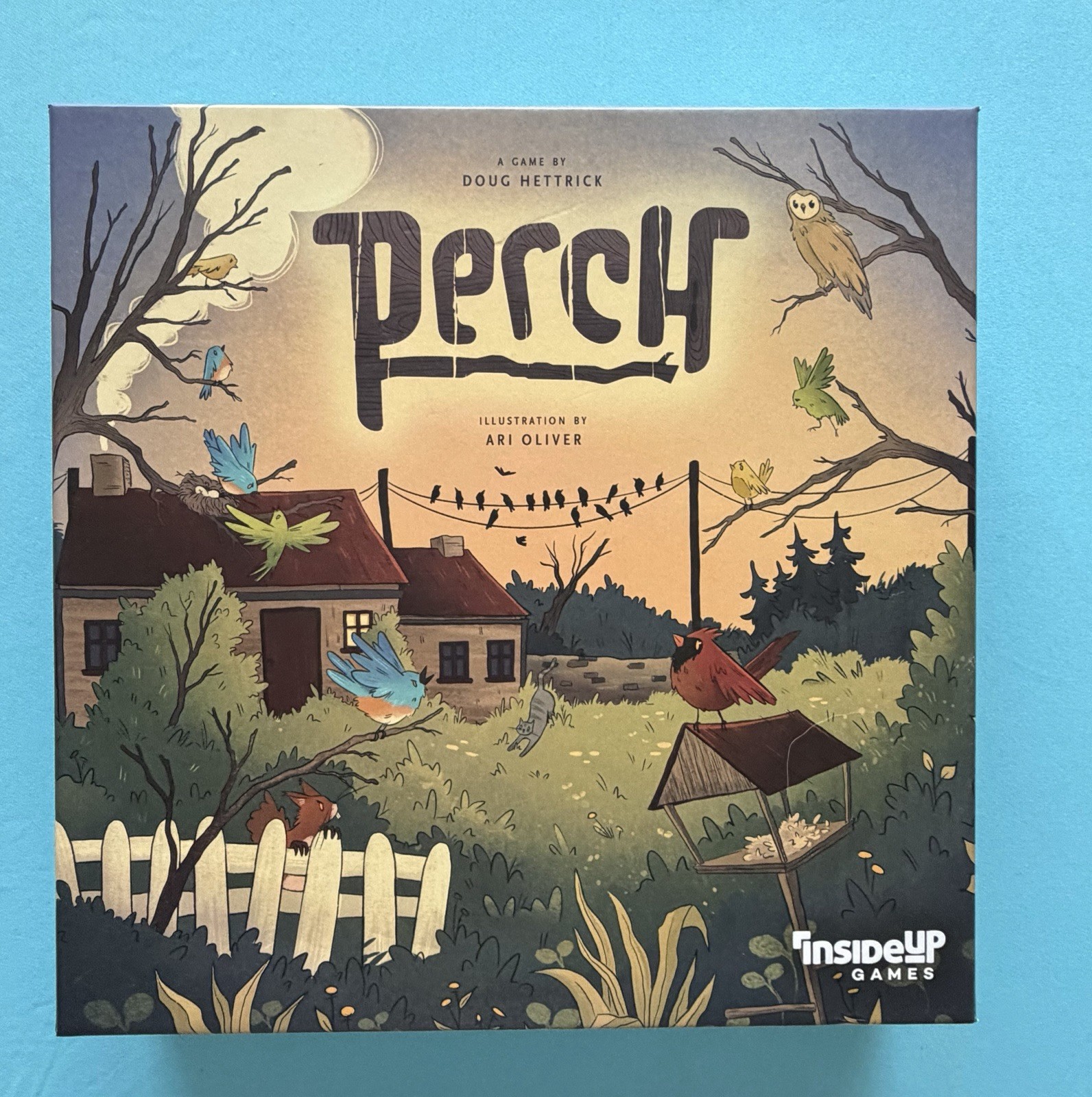 Perch Board Game w/ Expansion 2024 Inside Up Games by Doug Hettrick Complete!