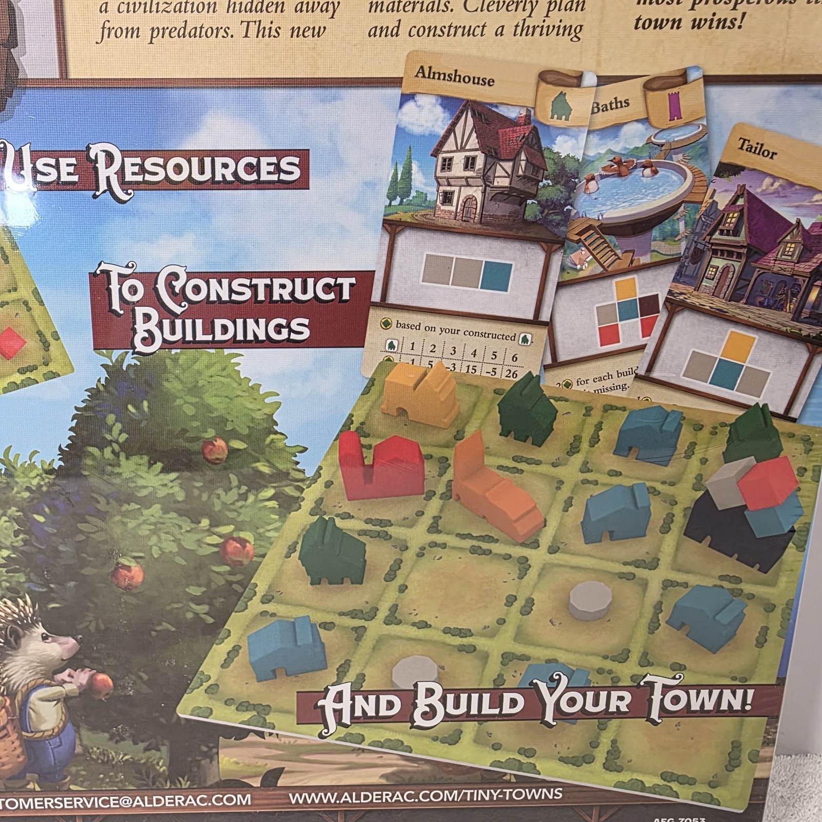 AEG Tiny Towns Board game by Peter Mcpherson NEW SEALED Ages 14+ 2019