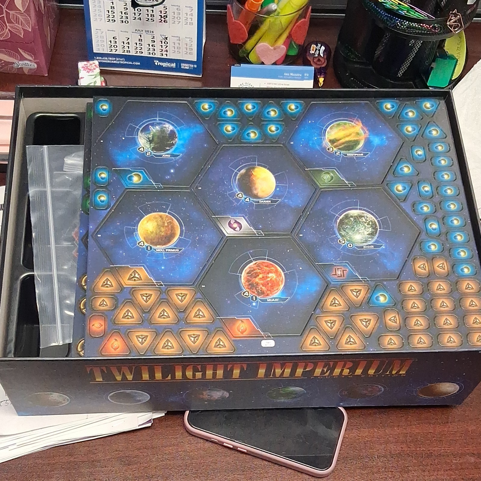 Fantasy Flight Games Twilight Imperium 4th Edition Board Game, Plastic Figures