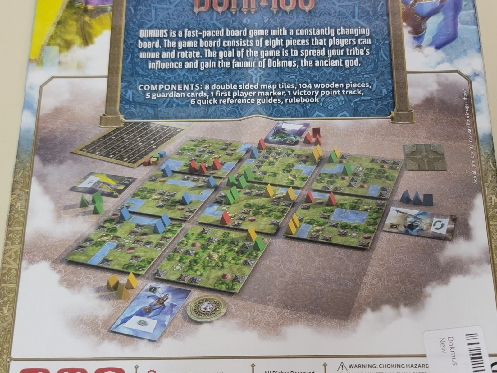 BRAND NEW SEALED DOKMUS STRATEGY BOARD GAME BY RENEGADE GAME STUDIO – FREE SHIP