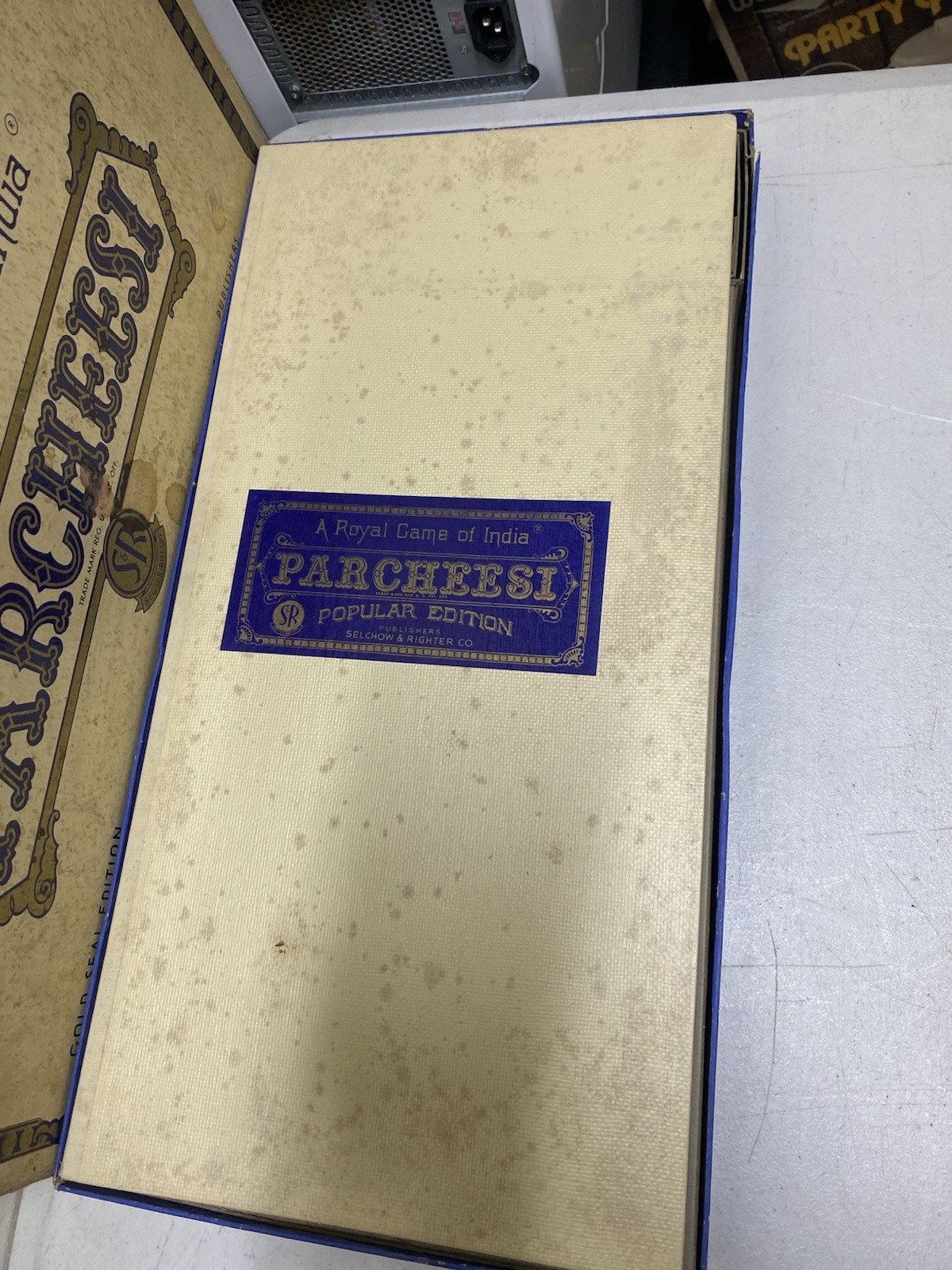 Vintage Parcheesi Gold Seal Edition Board Game
