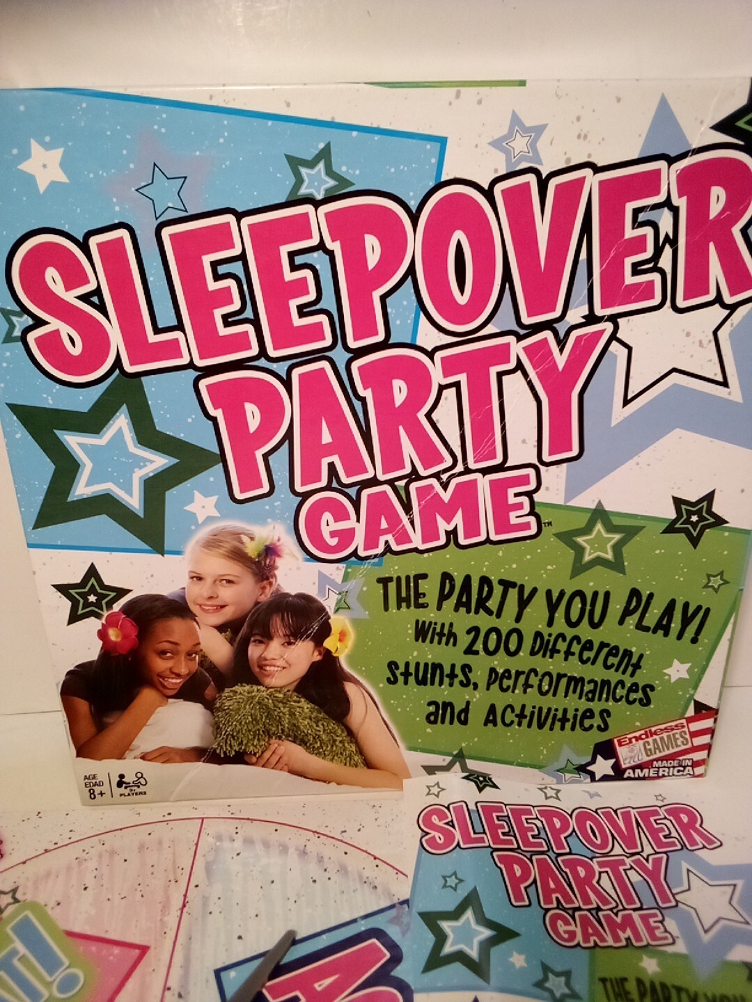 Kids Sleepover Game Lot – THE SLEEPOVER PARTY GAME & PILLOW FIGHT CARD GAME