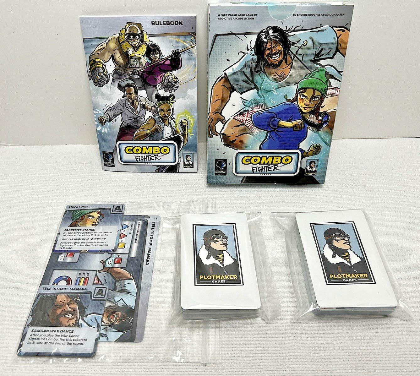 COMBO FIGHTER – 2019 Kolossal Games, verified COMPLETE- very good