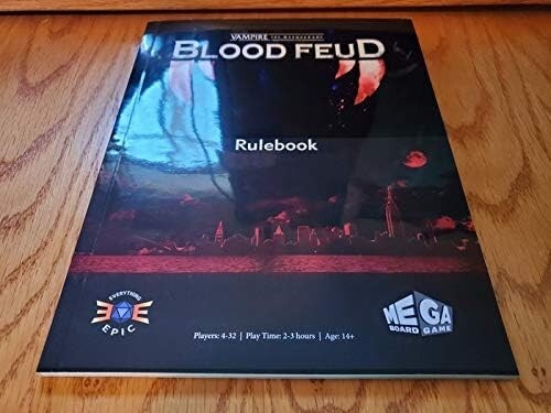 ⚰️🧛 NEW/SEALED Vampire the Masquerade: Blood Feud – MEGA board game 🧛⚰️