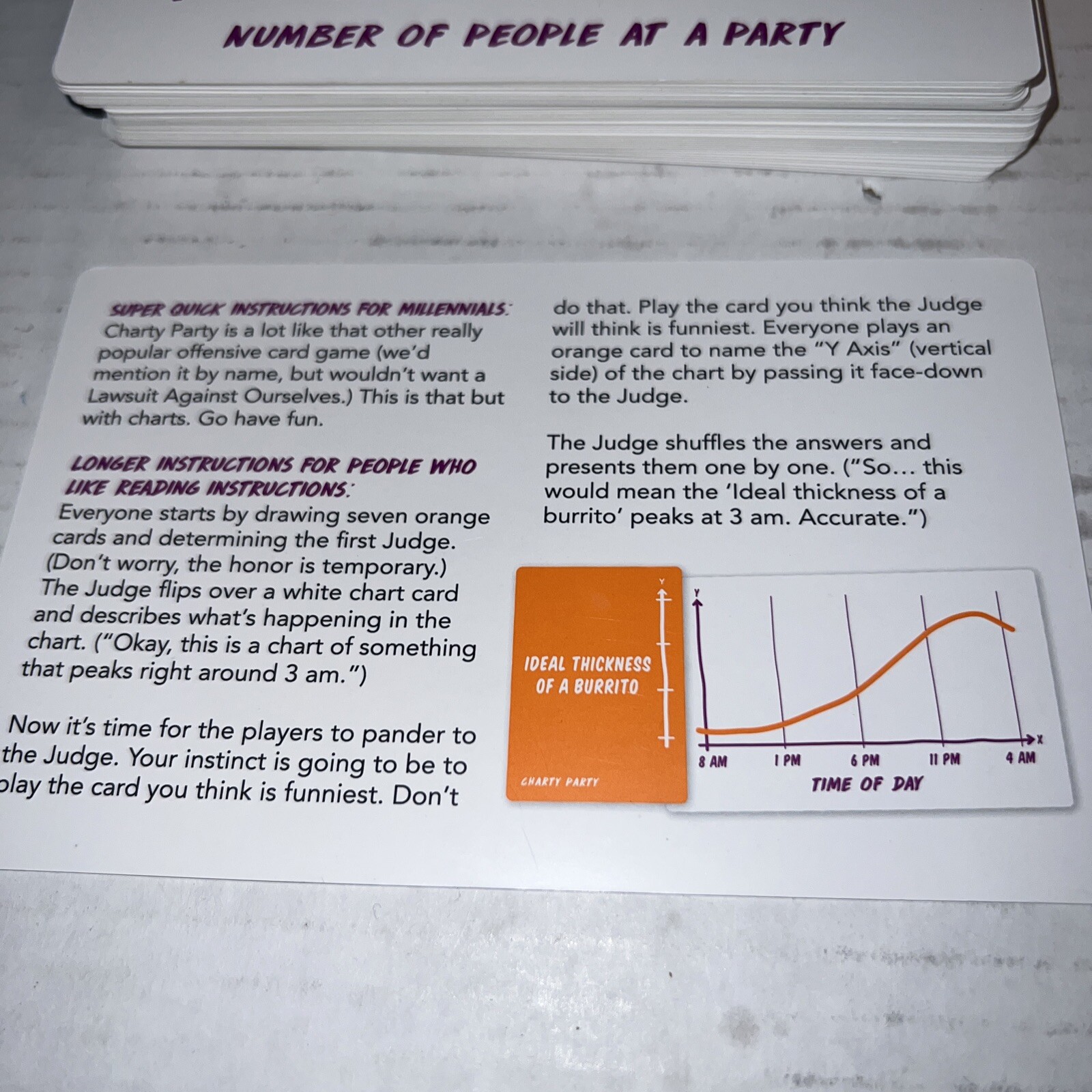 Charty Party The Game of Absurdly Funny Charts New Adult Game FUN!