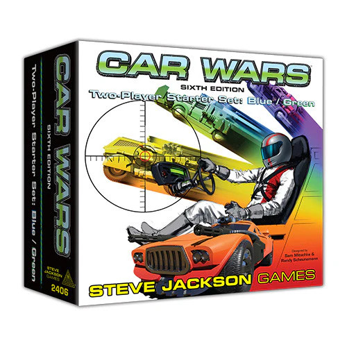 Car Wars – Two Player Starter Set: Blue / Green – Board Game