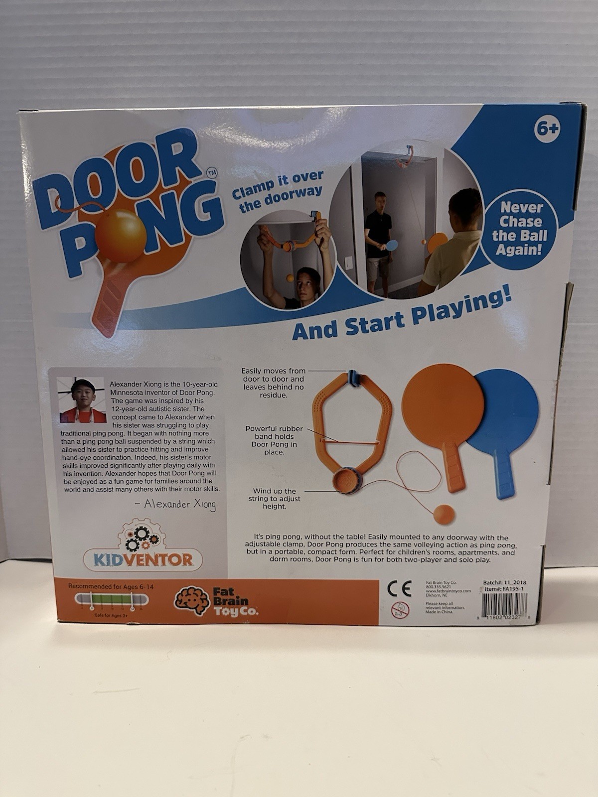 FAT BRAIN TOYS – Door Pong Game (FA195-1) Kidventor Award Winner