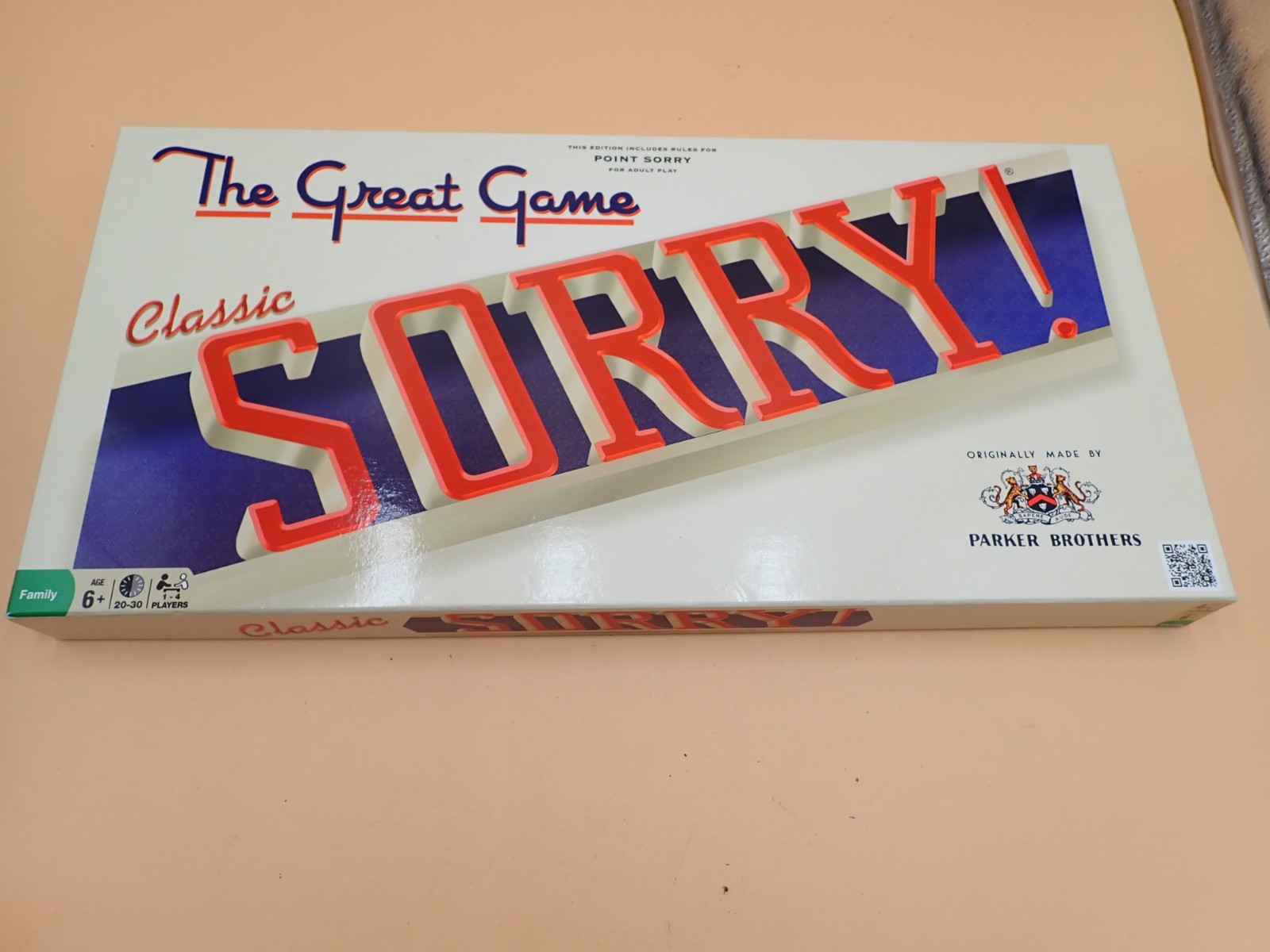 Classic SORRY! Game The Great Game Brand New Sealed Age 6+ 1-4 Players