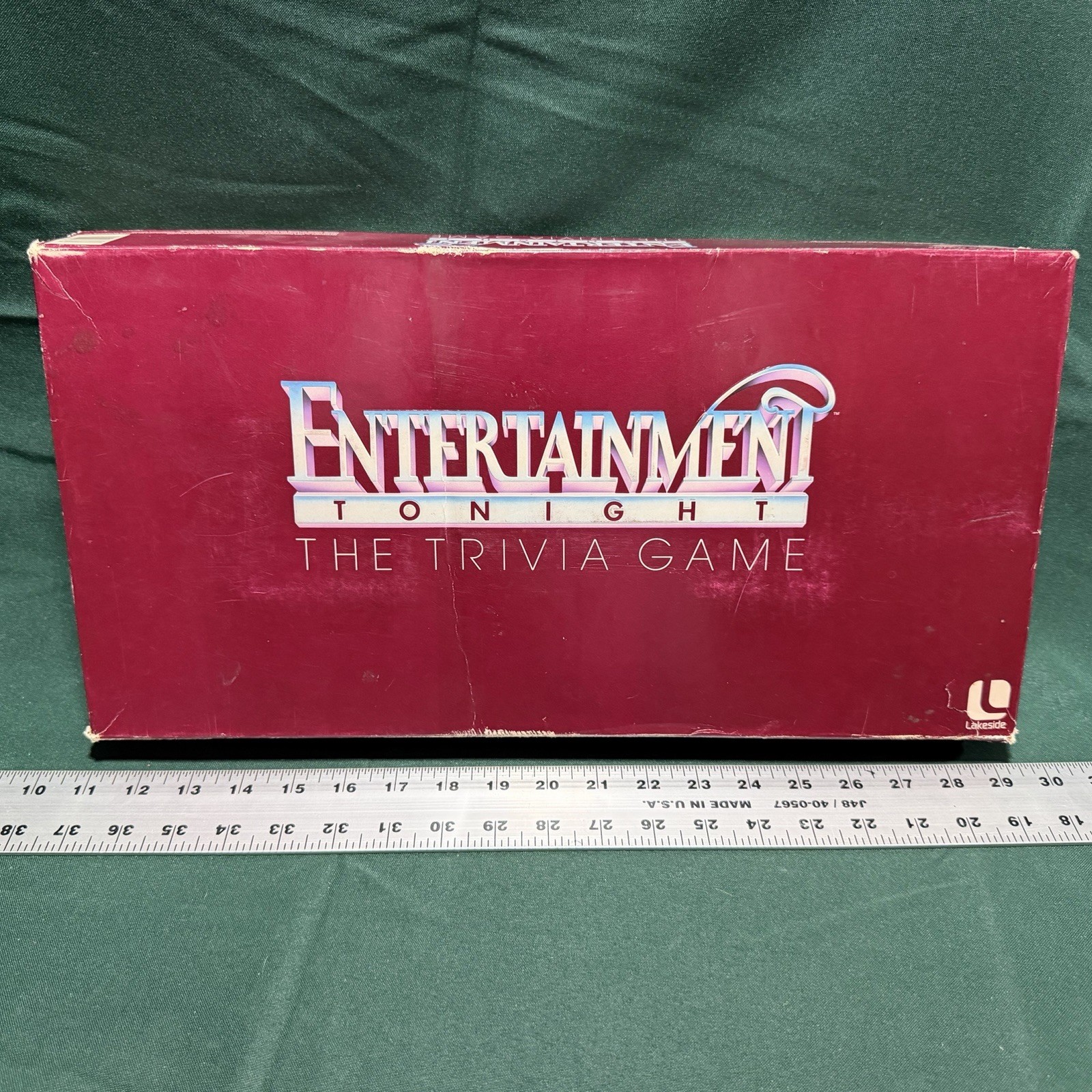 1984 Entertainment Tonight Trivia Game COMPLETE Vintage Game Movies TV Sports
