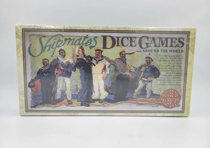 Shipmates Dice Games From Around the World- House of Marbles. New! Sealed!