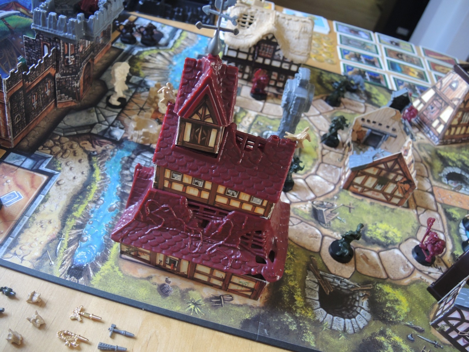 The Black Eye – Village of Horror – Schmidtspiele 100% complete 1992 Unpainted